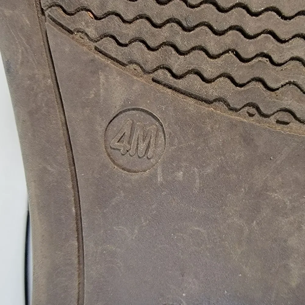 Ashford Hayes Porter Brown Leather Chelsea Boots Slip on Size 4 M